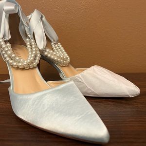 Purchased these heels for my wedding and ended up wearing something else
